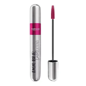 Double Extend Mascara 12ml - 2 in 1 Formula for Enhanced Lashes with Lengthening & Double Volume Effect - Efecto de Pestañas Postizas