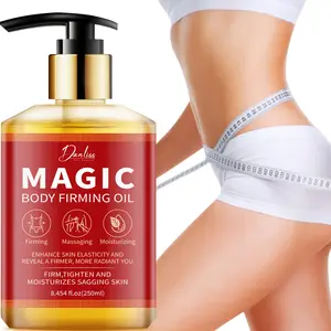 Body Firming Oil 250ML, Sweet Almond Oil + Baobab Oil + Cactus Fruit Extract, Tightening & Lifting, Moisturizing Body Oil, Suitable for All Skin Types, Body Care Oil