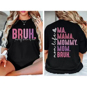 Bruh Formerly Known as Mom Sweatshirt, Mama Mommy Mom Bruh Sweatshirt, Funny MomtT-shirt, Mother's Day Shirt, Mom Era Tshirt, Gift for Mom