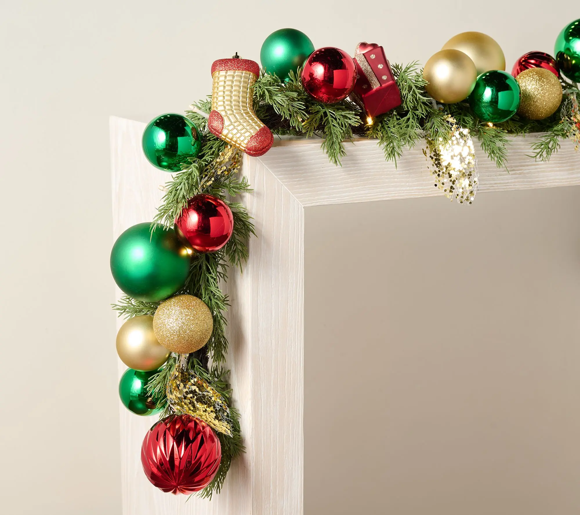 Kringle Express 72" LED Shatterproof Ornament Garland