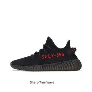 Sleek All-Black Knit Low Top Trainers Breathable Textured Mesh Shock Absorbing Translucent Smoke Ribbed Rubber Outsole Comfort All-Day Sports Sneakers With Pop Red Printed Side Letter Accent