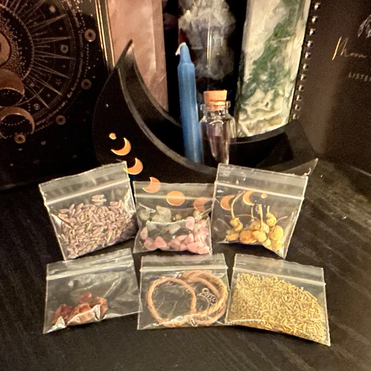 Banish Nightmares Spell Kit | Spell Jar Kit | Ritual Kit | Sleep Manifestation | Sweet Dreams | Witchy Gift | Gift Set | Witchy decoration | Wiccan