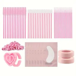 Eyelash Extension Kit, 127pcs/set Eyelash Extension Tool Set, Eyelash Cluster Kit, Eyelash Grafting Training Kit, Makeup Practice Kit, Professional Makeup Tools for Women