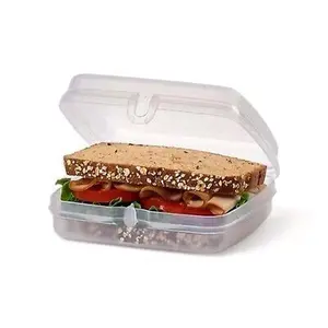 Clear Sandwich~Keeper - Compact Design for Food Storage and Organization