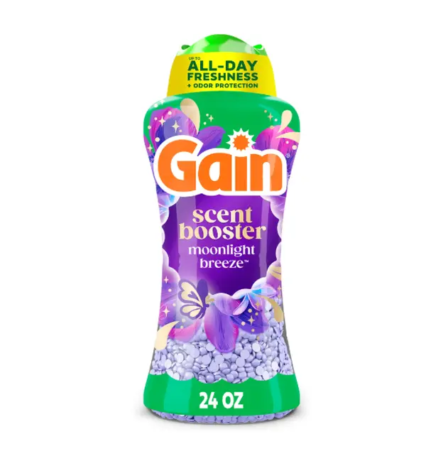 Gain Laundry Scent Beads, Fireworks In-Wash Scent Booster, Moonlight Breeze Scent, 24oz