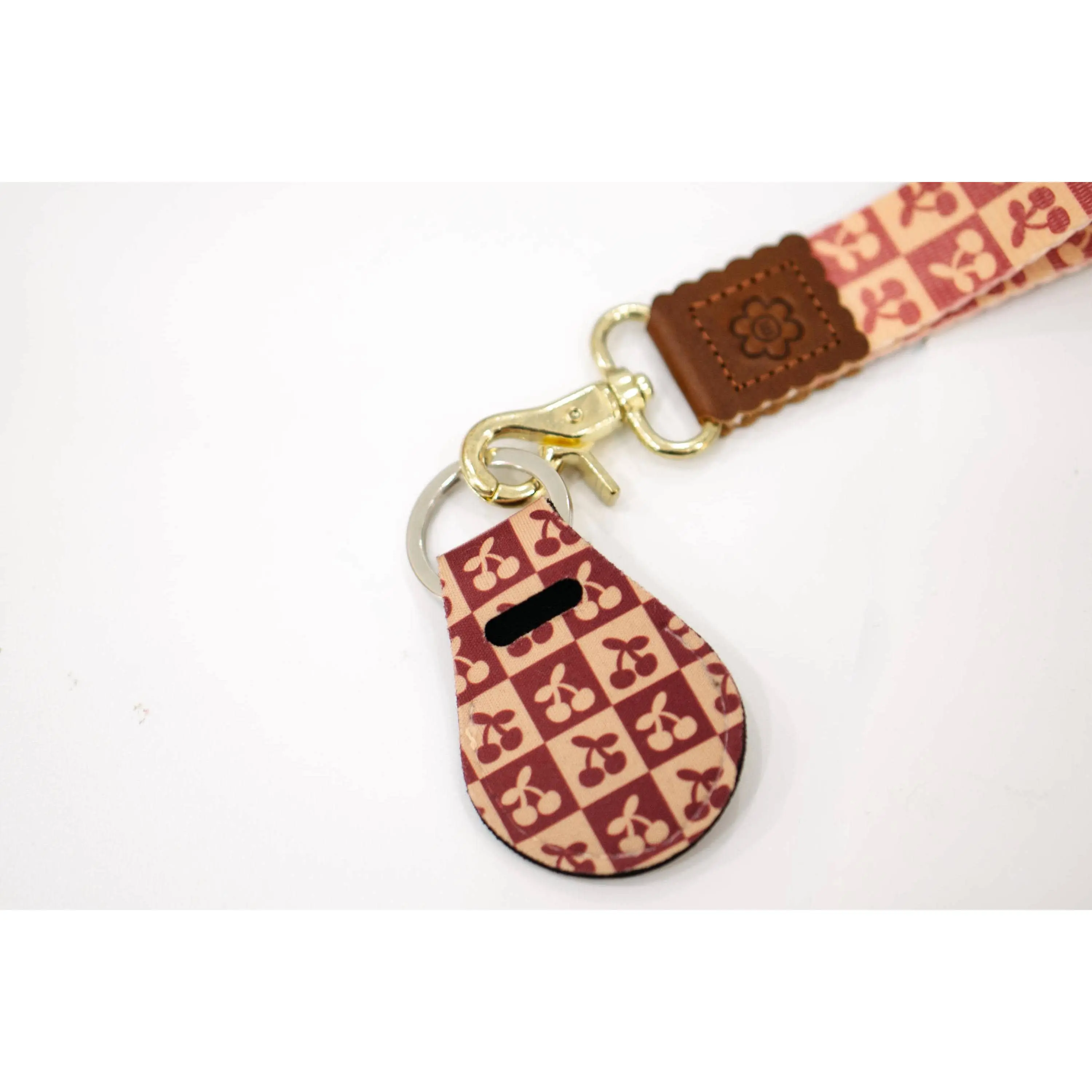 Aldi Quarter & Airtag Keychain – Retro Preppy Coin Holder for Grocery Carts, Floral Airtag Accessory Gift