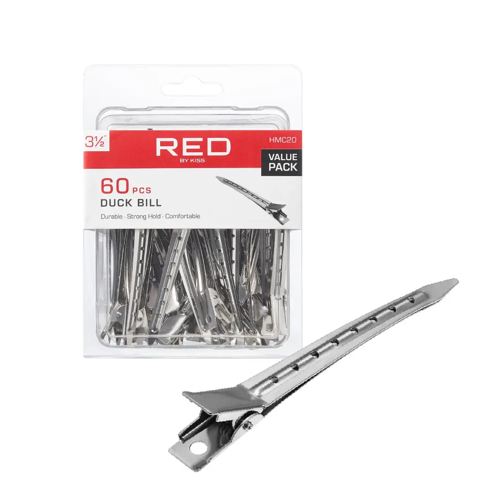 RED by KISS Duck Bill Clips 3 1/2"