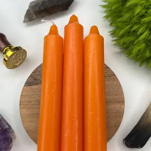 Orange Taper Candles