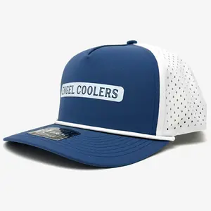 Engel 1010 Performance Trucker Cap, Blue with White Logo