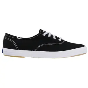 Keds Womens Champion Originals Lace Up Sneakers Shoes Casual - Black