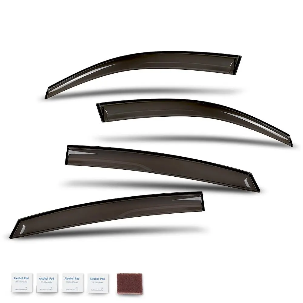 Window Visor Vent Sun Rain Guards Fit For 2018-2022 Honda Accord 4 Door Sedan