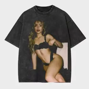 Sabrina 2025 Tour Shirt, Vintage Washed Concert Tee, Y2K Top Music Shirt, Retro Tour Graphic Top B470I