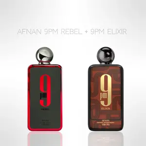 Afnan 9pm Rebel + 9pm Elixir Duo – Bold & Sophisticated Fragrance Bundle for Men | 100ml x 2