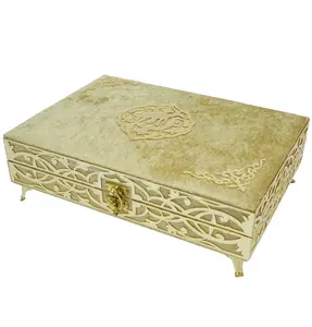 Holy Quran Keepsake Ikra Gift Set for Women - With Hijab & Tasbih Gold