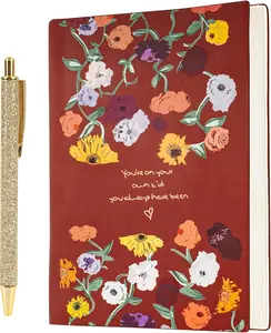 The Piano Inspired Composition Notebook, Waterproof Cover with Stylus, 100 Pages College Ruled Journal Note Book, 8.6x6 Inch Lay-Flat Design for Fans Students Office