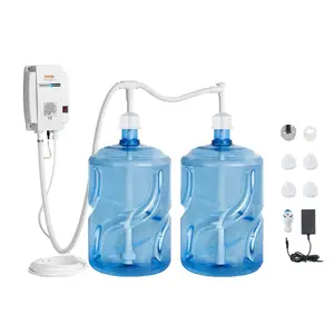 【Summervibes】VEVOR Bottled Water Dispenser Pump System,  2x5 Gallon Dispensing System, Automatic Electric Water Dispenser, Double-Pipe Water Jug Pump, Compatible Use with Coffee/Tea Machine, Refrigerator, Ice Maker