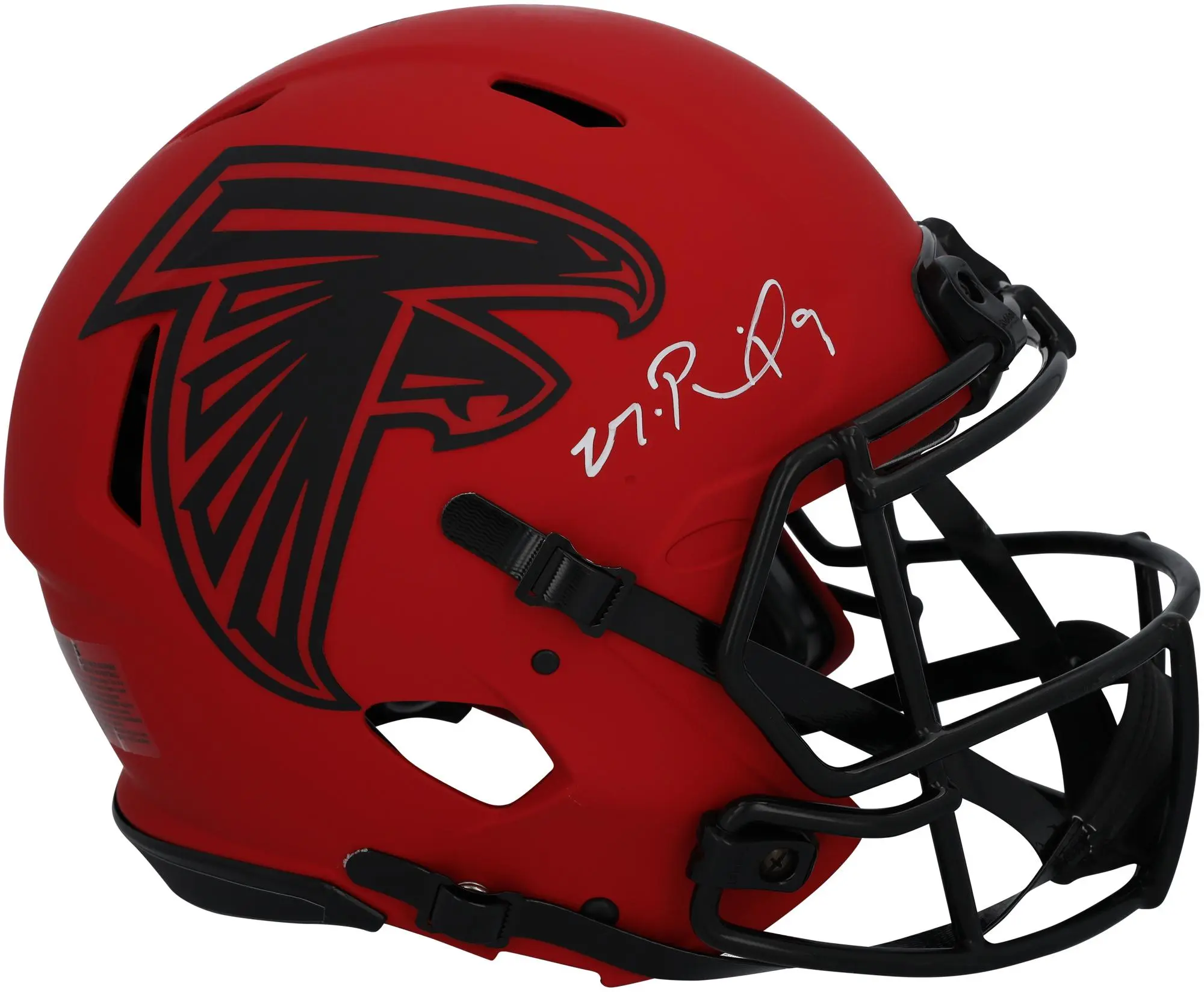 Michael Penix Atlanta Falcons Autographed Riddell Rave Speed Authentic Helmet - Fanatics Authentic Certified