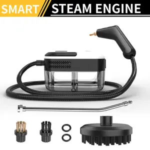 High-pressure and high-temperature steam cleaner, household steam cleaner handheld, high-temperature carpet cleaner,  one-button switch control, suitable for kitchen fumes, sofas, tile gap cleaning