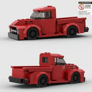 Classic Car Building Blocks, 162pcs Creative Car Model Kit, DIY Car Model Kit, Handmade Assembly Toy, Birthday Gift for Friends