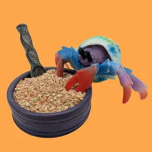 Crab & Lobster Shells - Natural Calcium-Rich Supplement for Hermit Crabs