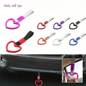1Pc Traction rope core ring, car traction decorative strap, car ornament, train and bus handle handle strap, drifting charm strap, drifting front towing hook, Car Interior Accessory, Car Hanging Decoration, Car Accessories