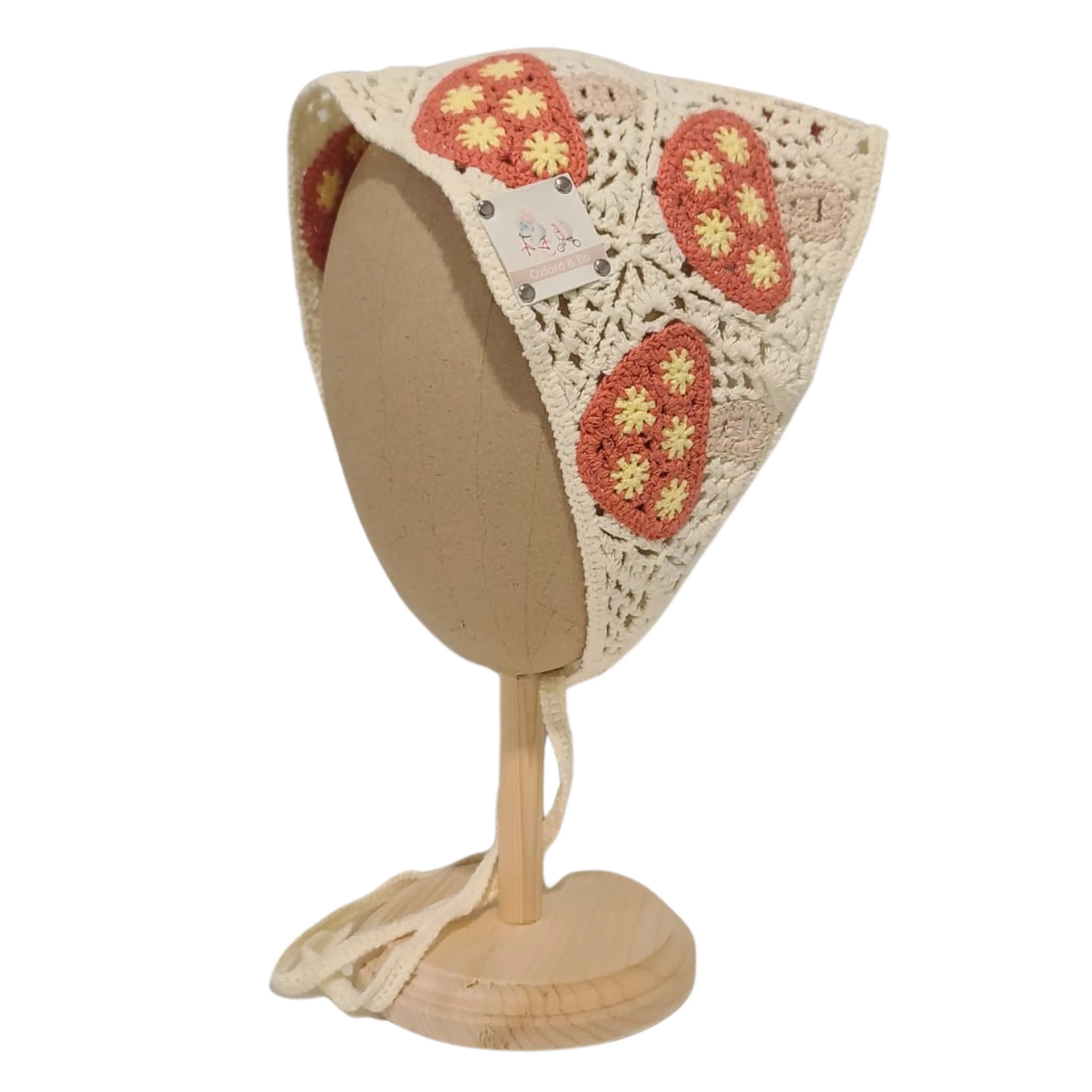 Keoni Crochet Triangular Bandana Scarf by Oxford & Bo