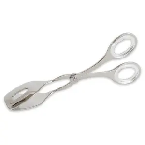 RSVP Small Stainless Steel Serving Tongs with Arylic Handles