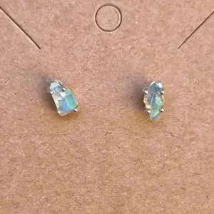 Ethiopian/Walo Opal Sterling Silver Earring Studs Assorted