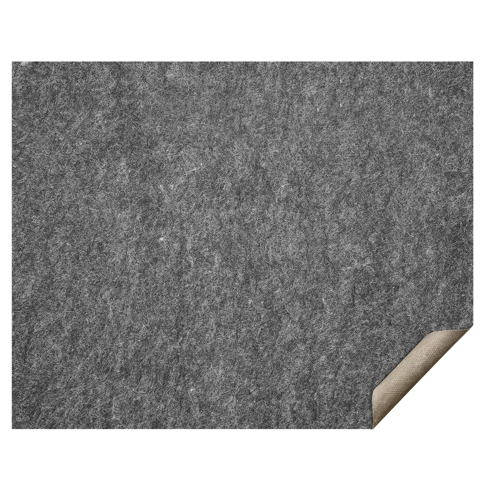 【Summerfinds】VEVOR - Slip-Resistant Rug Pad - Protective Cushioning Carpet Pad - 8' x 10' - 1/4"Thick - Dual Surface - Polyester Felt + Latex - Gray - 7-8㎡ Area Carpet Padding Rug Cushion Safe for All Floors