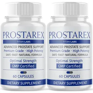 (2 Pack) Prostarex Prostate & Bladder Support Supplement Prosta Rex 120 Capsules