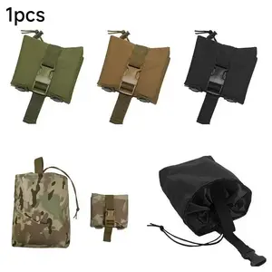 Foldable Tactical Molle Dump Pouch, Utility Recovery Mag Bag, EDC Outdoor Gear for Durable Outdoor Hiking, Hunting, Shooting & Outdoor Activities