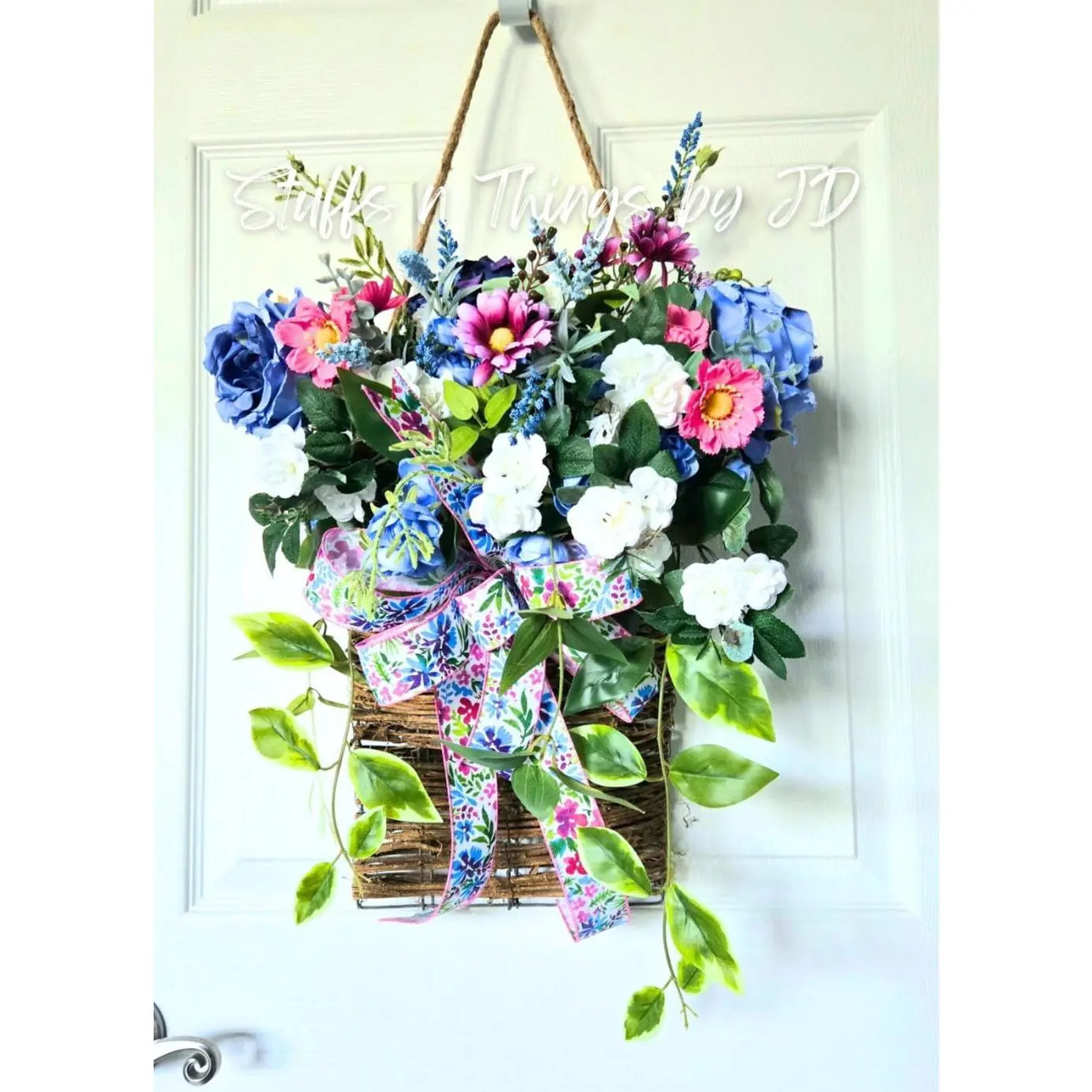 Spring Arrangement - Rose Floral Basket