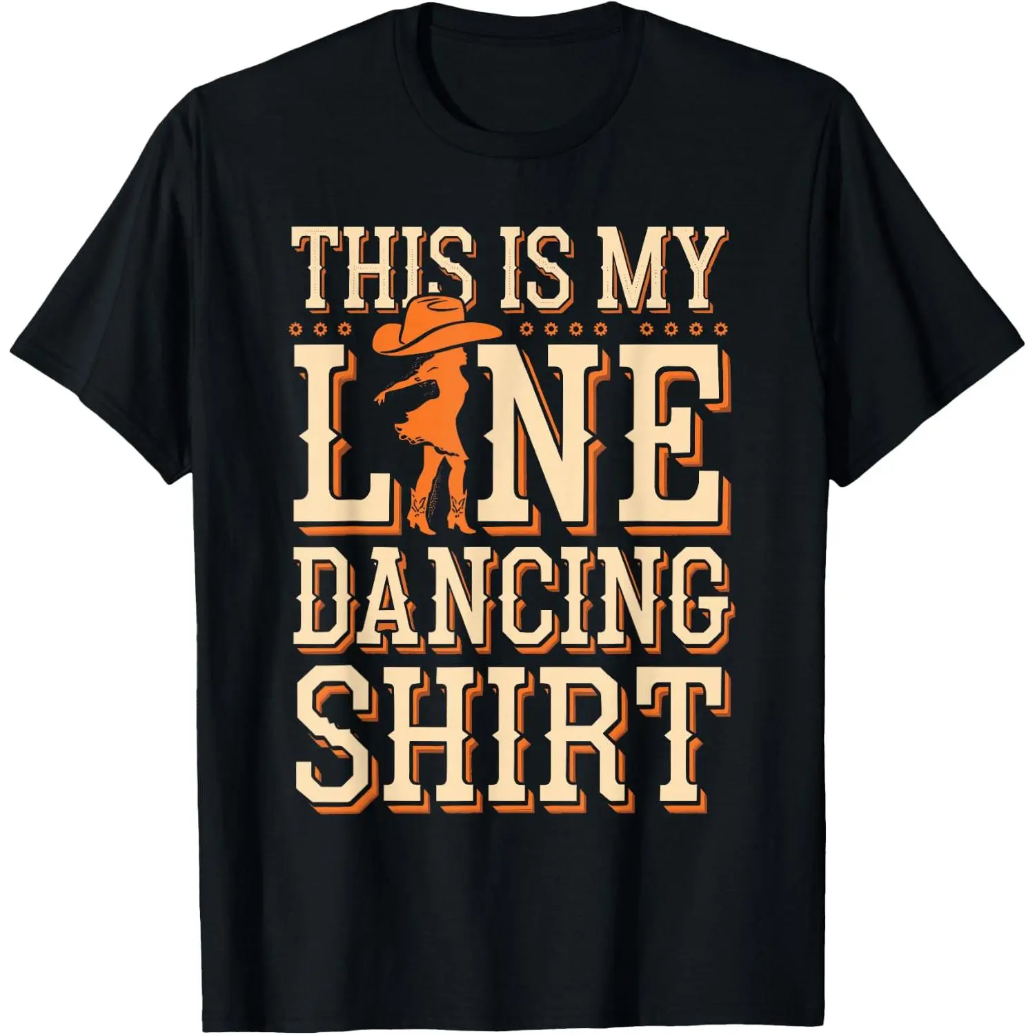 100%cotton Line Dancing T-Shirt for Country Music Fans T-Shirt