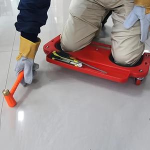 rolling knee pad with wheels, multifunctional built-in tool tray, comfortable buffer knee pad, suitable for mechanical engineers, car repair