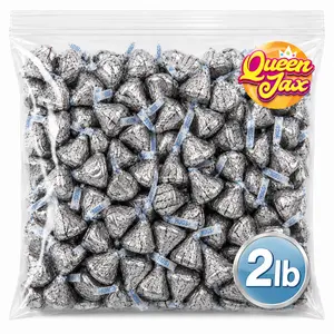 HUGS Milk Chocolate and White Creme Candy, 2LB Bulk, Individually Wrapped