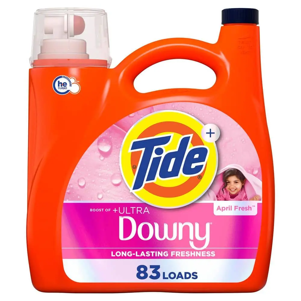 Bulk Liquid Laundry Detergent, 117 oz (83 Loads) - April Fresh Scent, Suitable for Baby & Maternity Care