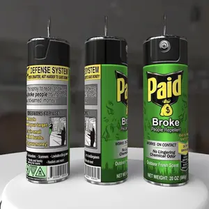 Paid broke be gone funny novelty themed 20 oz drink tumbler Drinkware Portable Water Bottles Reusable