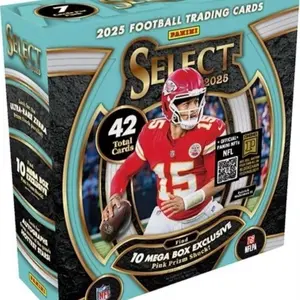 2025 PANINI SELECT FOOTBALL MEGA BOX (PINK PRIZM SHOCK PARALLELS!)