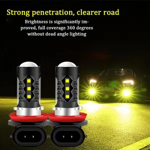 H11 H8 LED Bulbs 4300k Golden Yellow Super Bright Fog Light DRL Light High Power