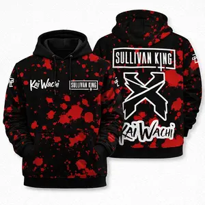Sullivan King & Kai Wachi Excision Rave Hoodie 3D EDM Music Shirt, EDM Festival Family Gift, Unisex Breathable Men's Jersey, 420 Lover Graphic Shirt, Gift For Hoodie l Fan EDM Electronics Music