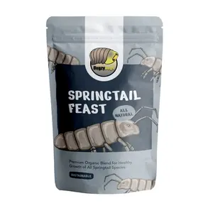 Bugzy Bugs Springtail Feast All Natural Premium Organic Food Blend for Springtails
