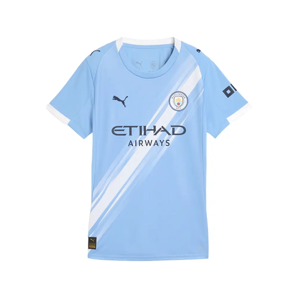 PUMA Womens Manchester City 2526 Home Replica Jersey Casual - Blue