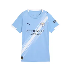 PUMA Womens Manchester City 2526 Home Replica Jersey Casual - Blue