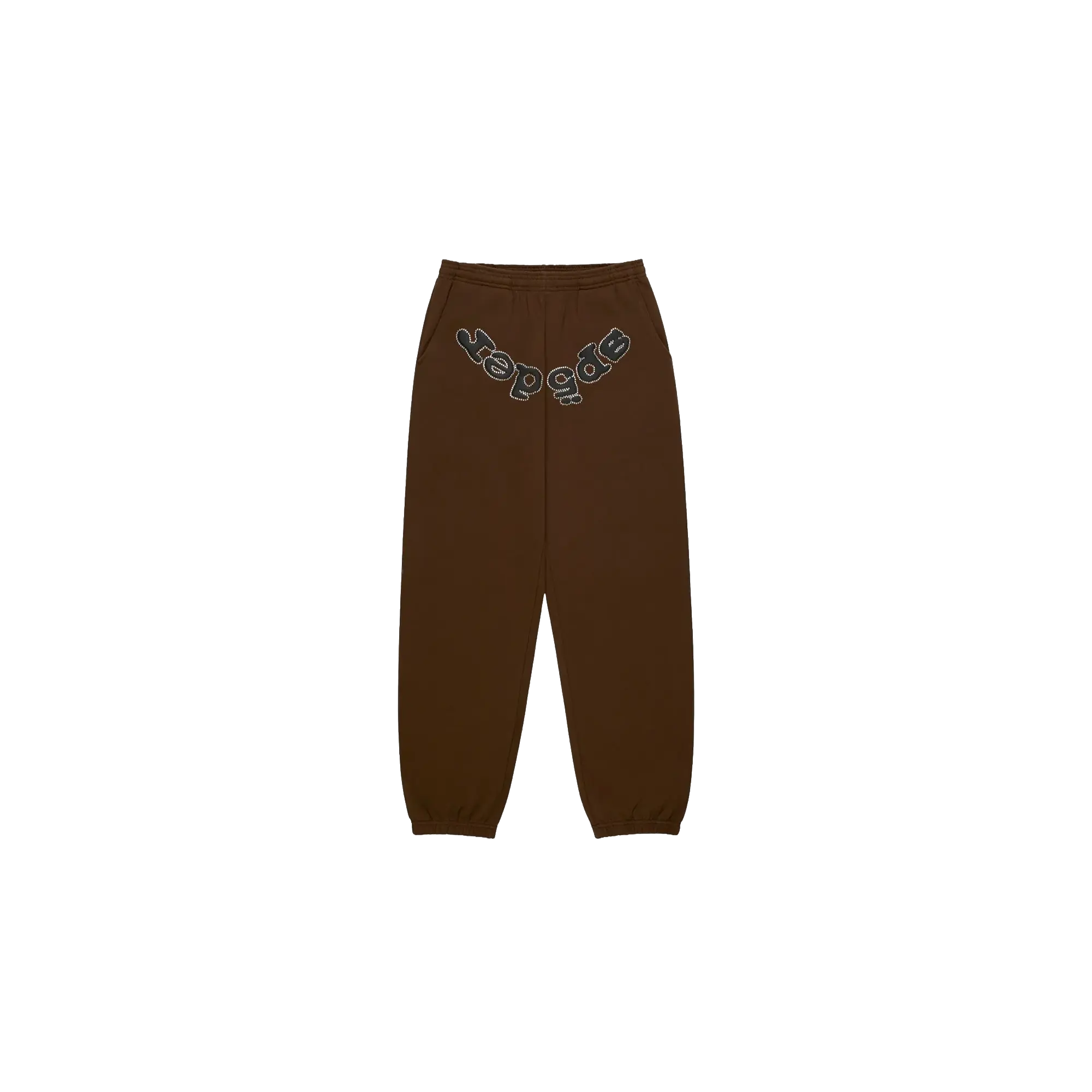 Rhinestone OG Logo Sweatpants "Brown" SP5der305