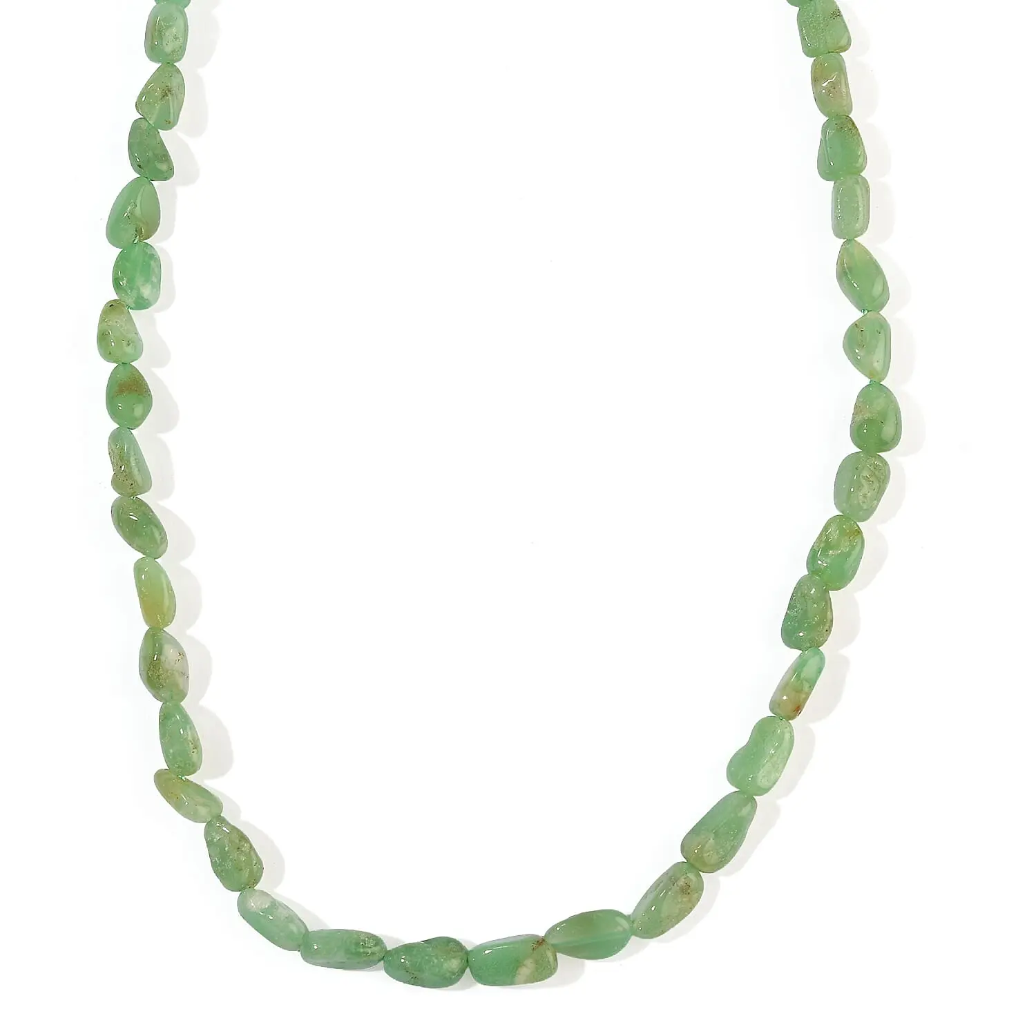 Chrysoprase Chips Necklace (16 Inches) 97.85 ctw