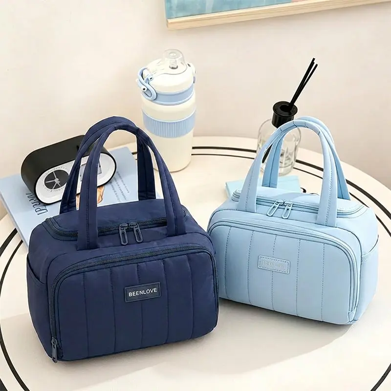 Puff Insulated Lunch Bag, 7L Leakproof Reusable Cooler Tote for Work, School & Picnic, Water-Resistant Thermal Lunch Box for Men & Women