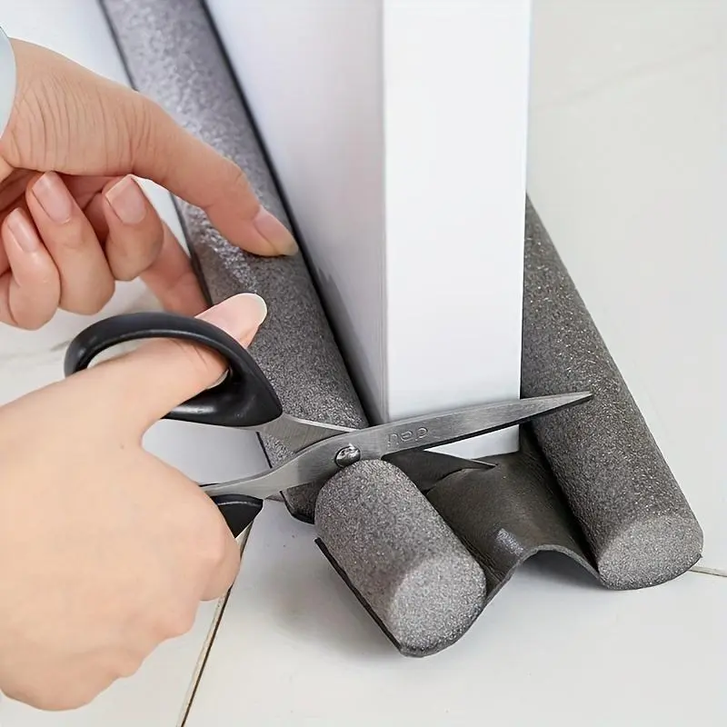 Door Bottom Seal Strip, Windproof, Prevent Drafts, Draft Stopper, Insulation Door Gap Sealing Strip, Dust-Proof Door Seal, Silicone Shock Absorber, Self-Adhesive 3M Backing, Home Essential Door Hardware, Energy Efficiency
