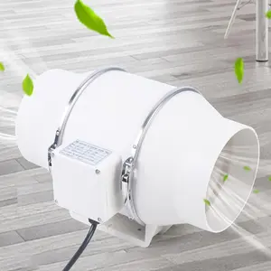 6Inch Inline Duct Fan,110V 75W Quiet Ventilation Exhaust Fans Blower Fan For Kitchen Heating Cooling Booster,Ducting,Vents,Bathroom 540 m ³ / h