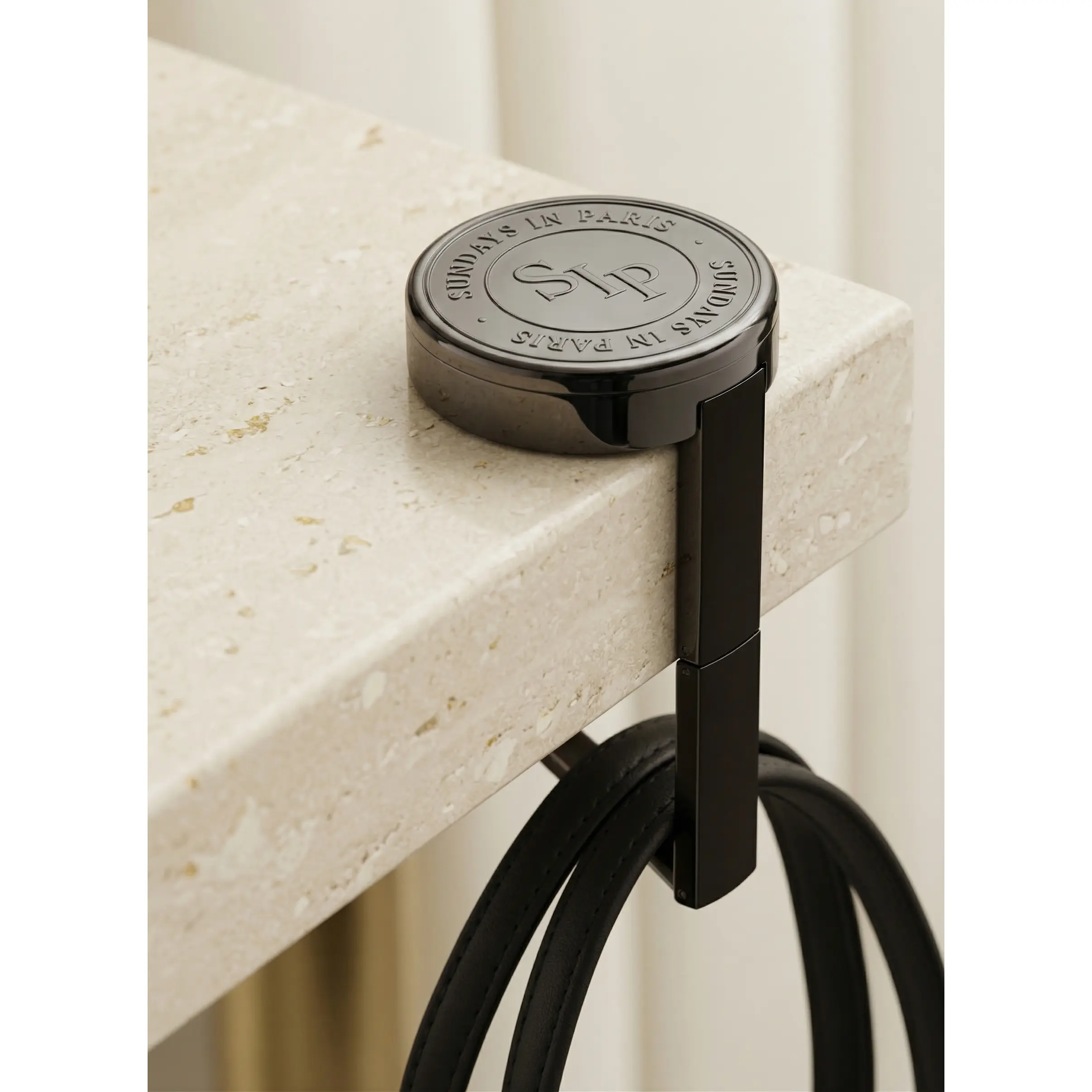 signature black purse hook