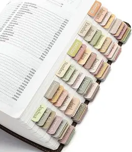 Mr. Pen- Bible Tabs, Boho Theme Laminated Tabs for Women and Men, Study Bible Index, Book Labels